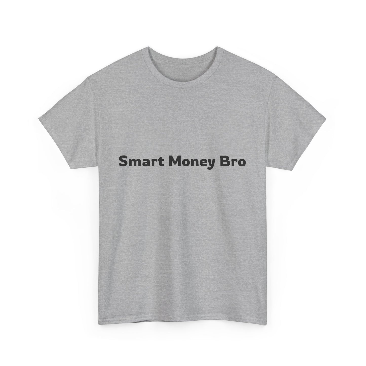 Smart Money Bro Unisex Heavy Cotton Tee - Minimalist Style