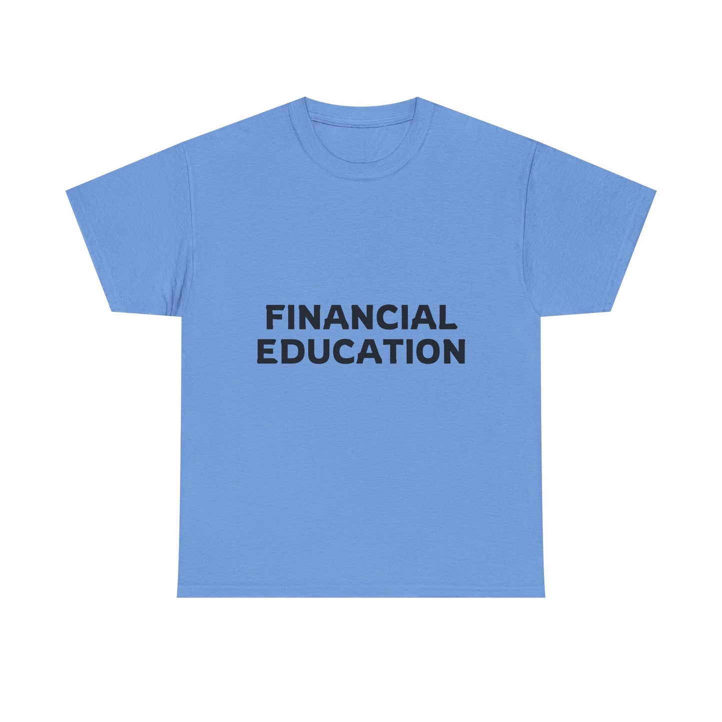 Financial Education Unisex Heavy Cotton Tee - Minimalist Style