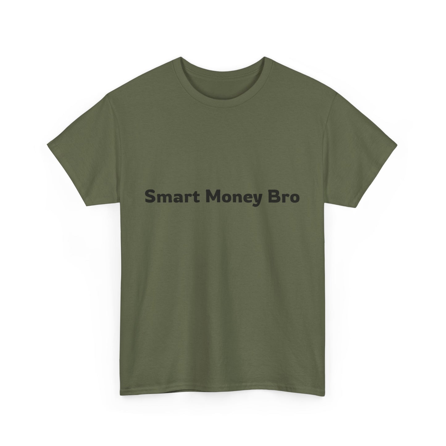 Smart Money Bro Unisex Heavy Cotton Tee - Minimalist Style