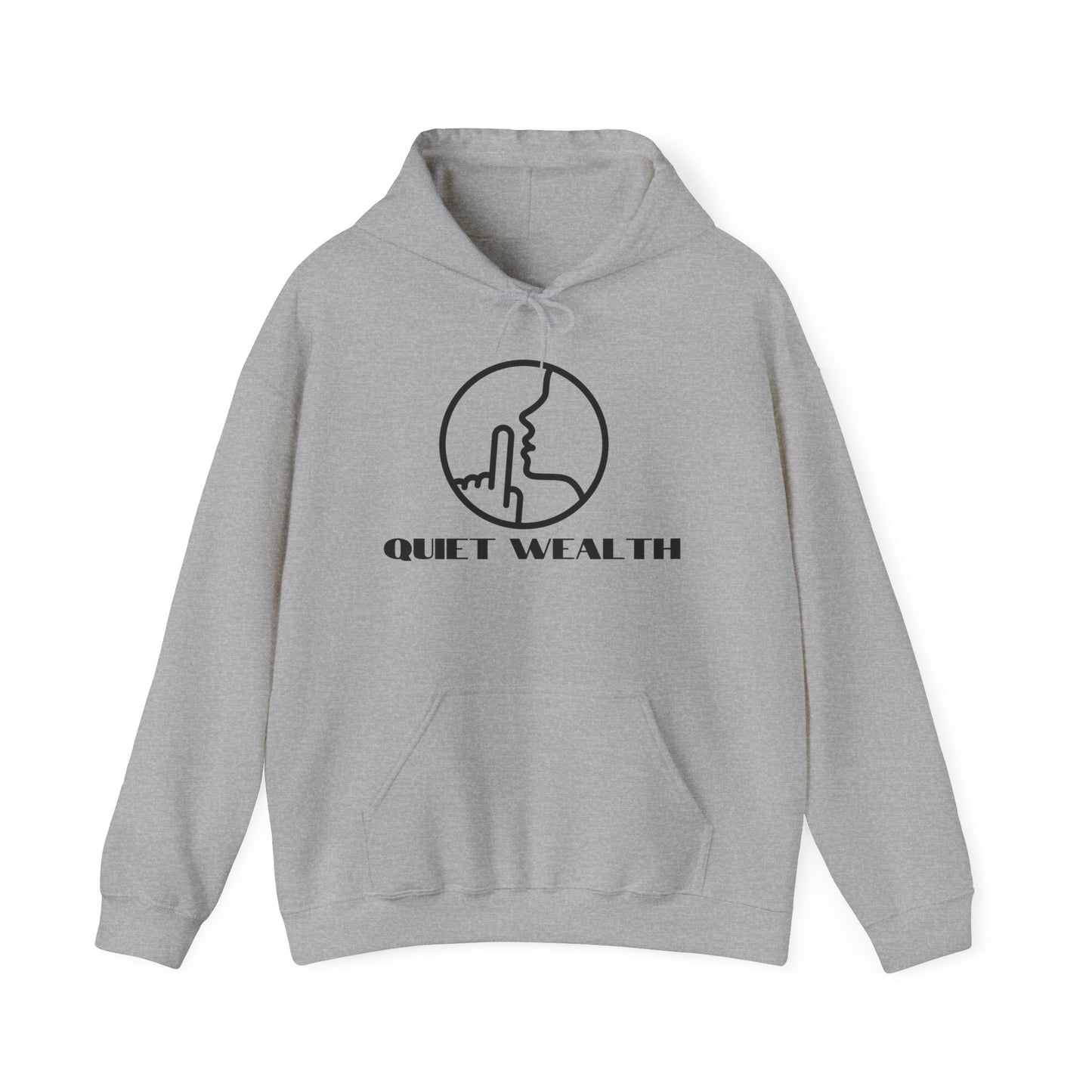 Quiet Wealth Unisex Hooded Sweatshirt