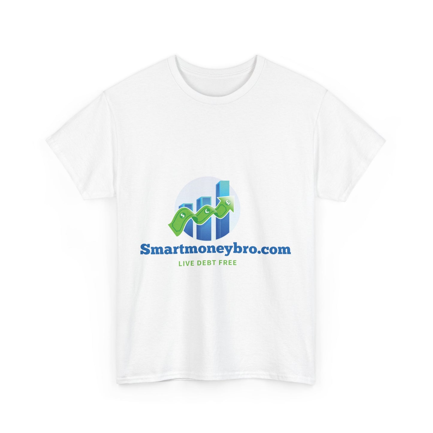 Smart Money Bro Unisex Heavy Cotton Tee - Minimalist Style