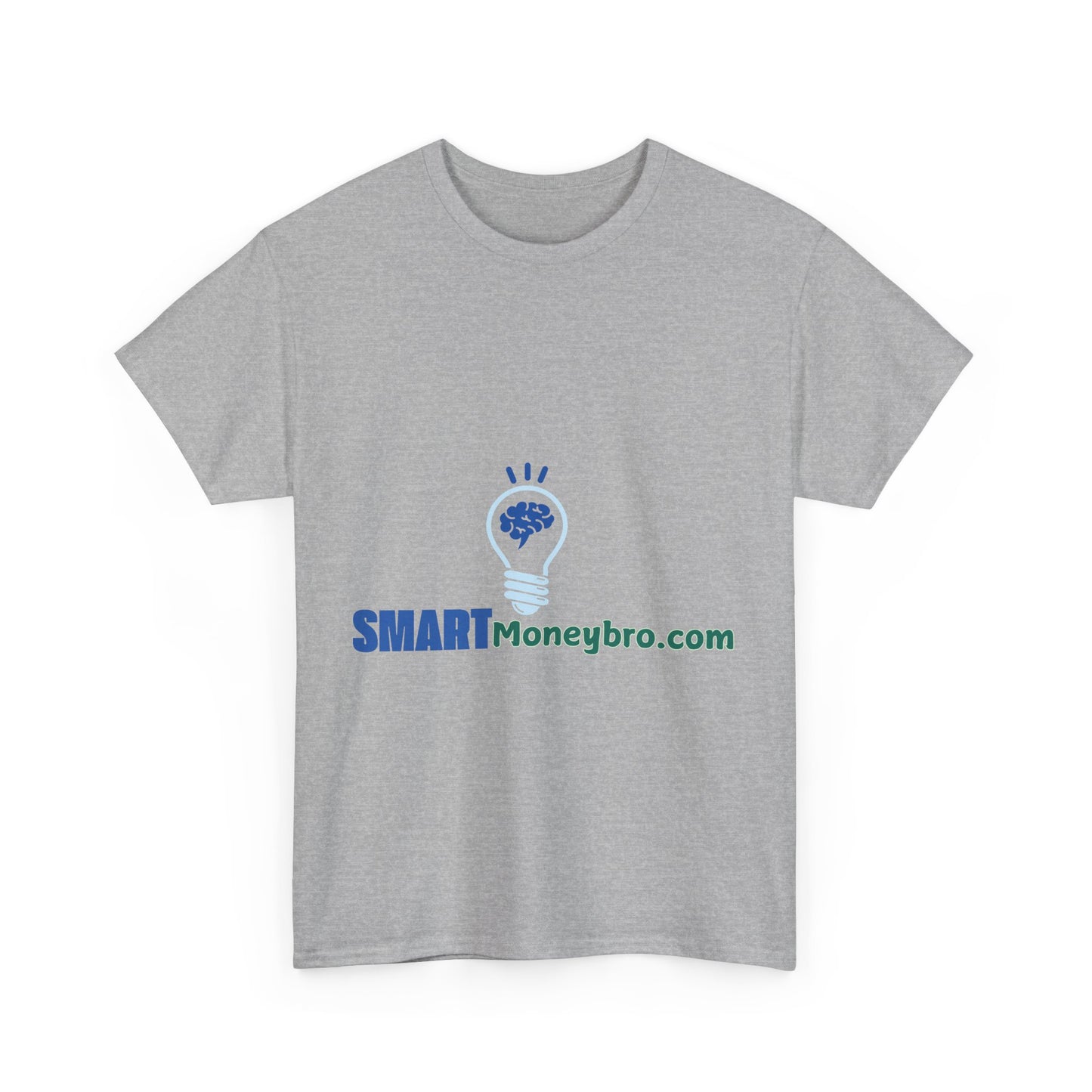 SMB Light Bulb Unisex Heavy Cotton Tee - Minimalist Style