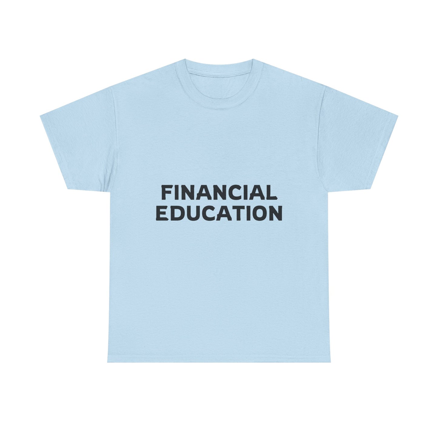 Financial Education Unisex Heavy Cotton Tee - Minimalist Style