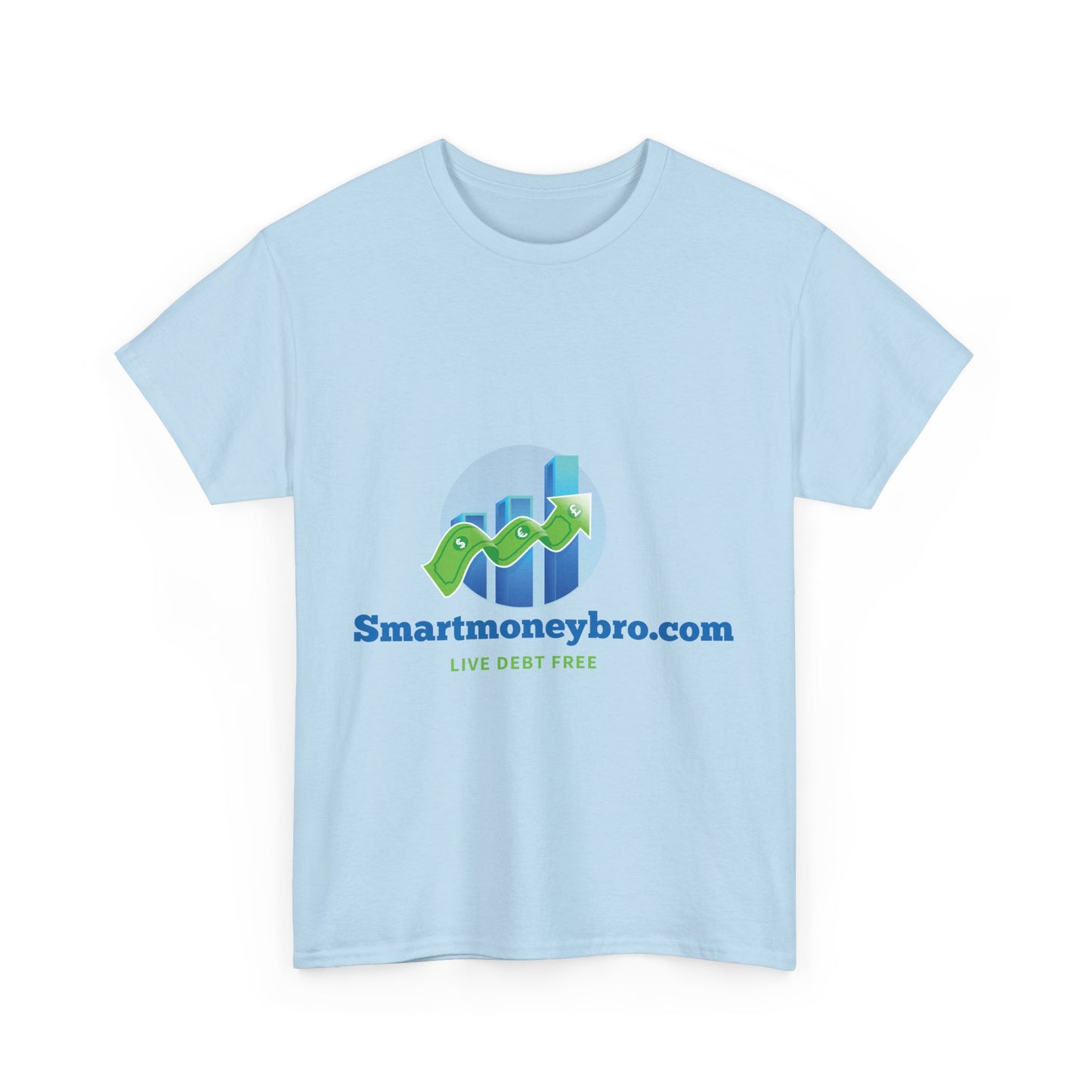 Smart Money Bro Unisex Heavy Cotton Tee - Minimalist Style