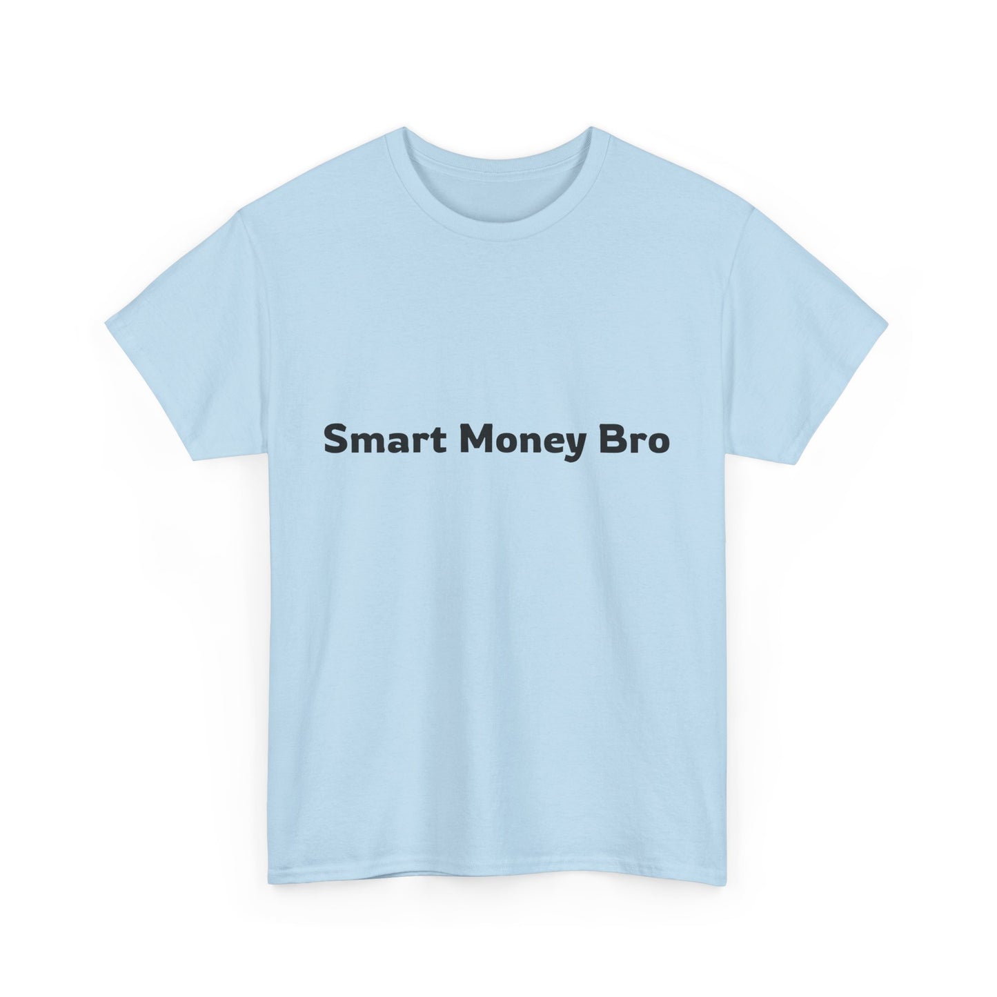 Smart Money Bro Unisex Heavy Cotton Tee - Minimalist Style