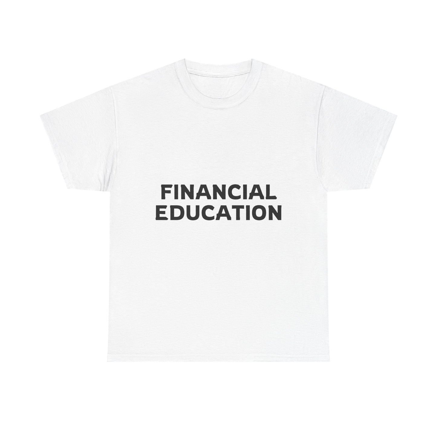 Financial Education Unisex Heavy Cotton Tee - Minimalist Style