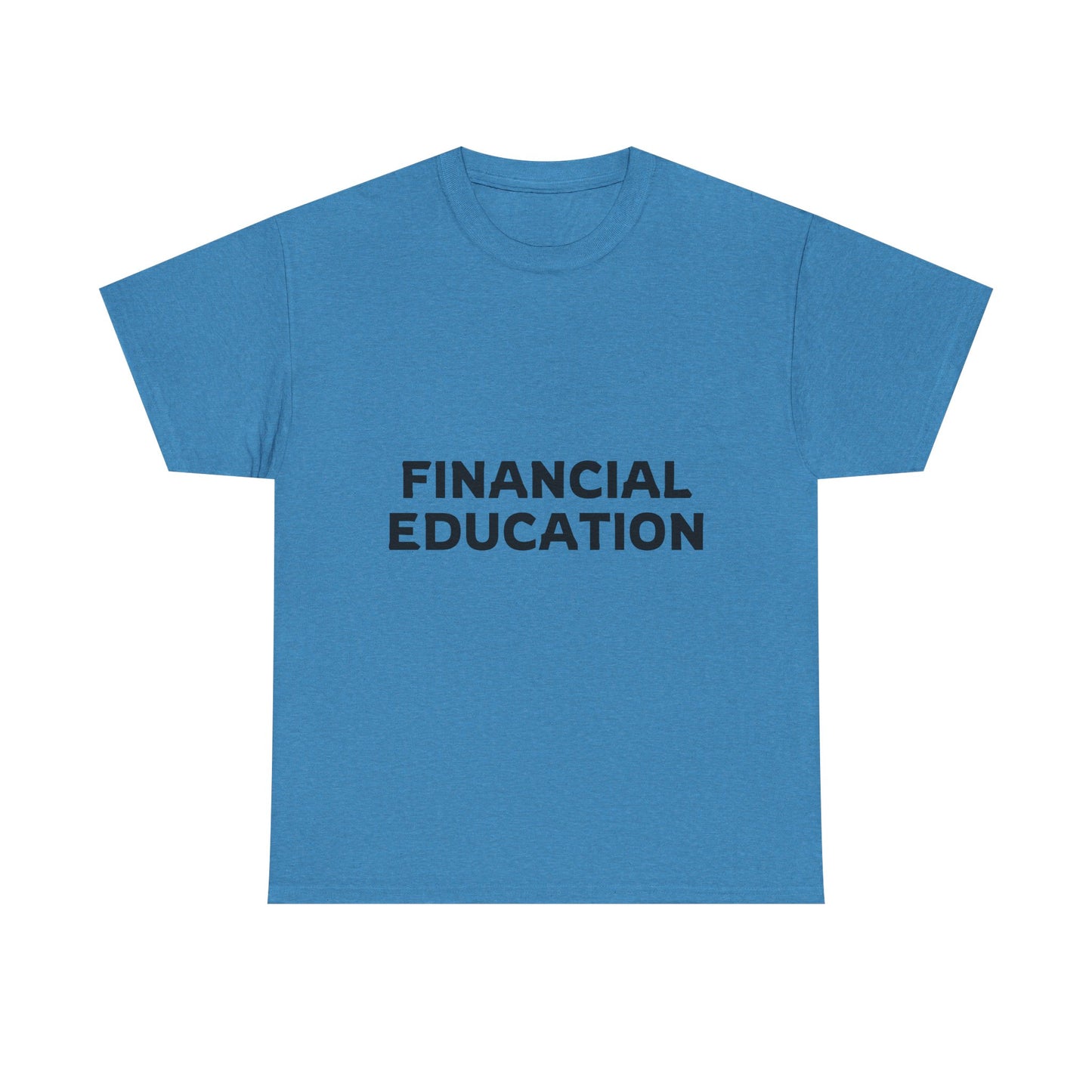 Financial Education Unisex Heavy Cotton Tee - Minimalist Style