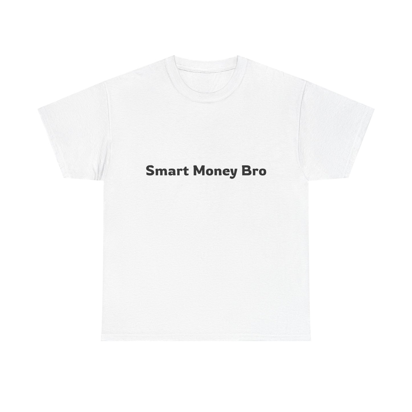 Smart Money Bro Unisex Heavy Cotton Tee - Minimalist Style