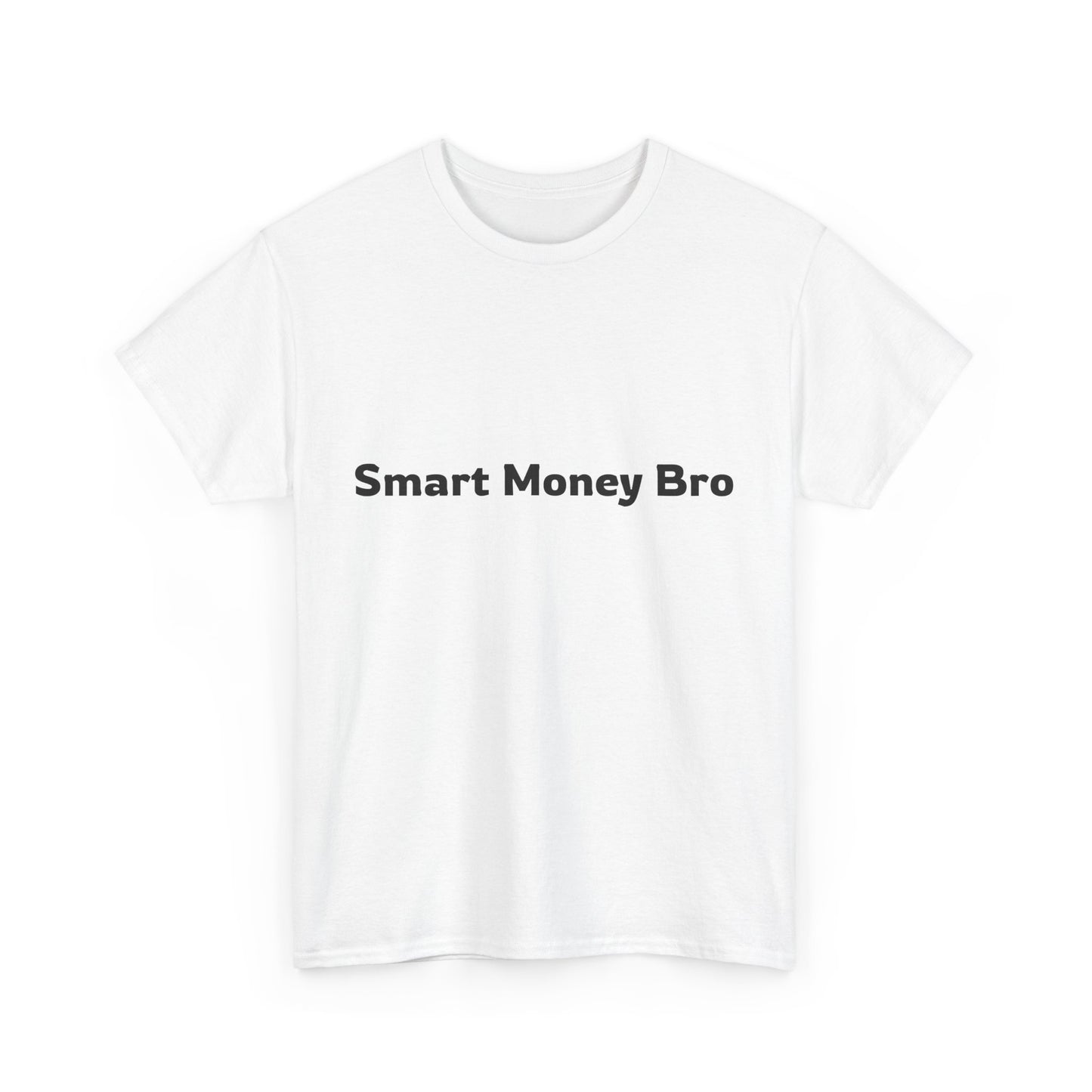 Smart Money Bro Unisex Heavy Cotton Tee - Minimalist Style